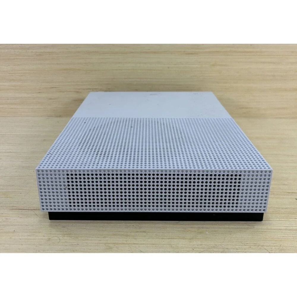 Microsoft Xbox One S Model 1681 White Disk Version Console Only